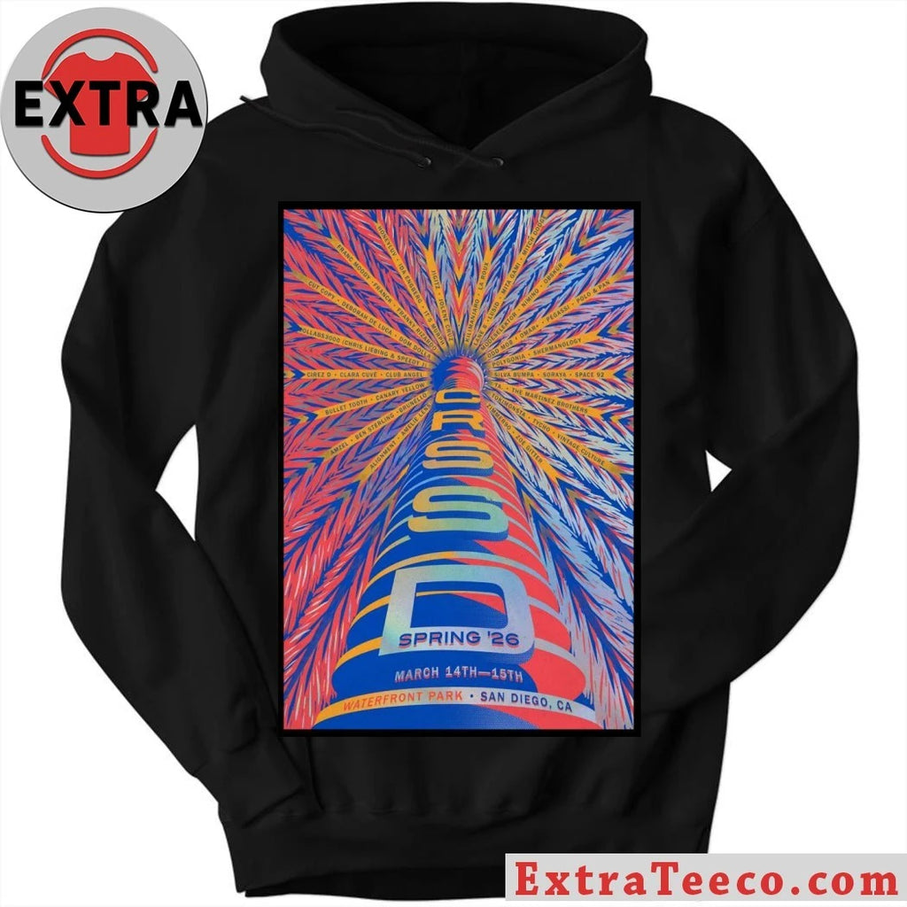 Nice CRSSD Fest San Diego CA March 14-15 2026 Poster Shirt