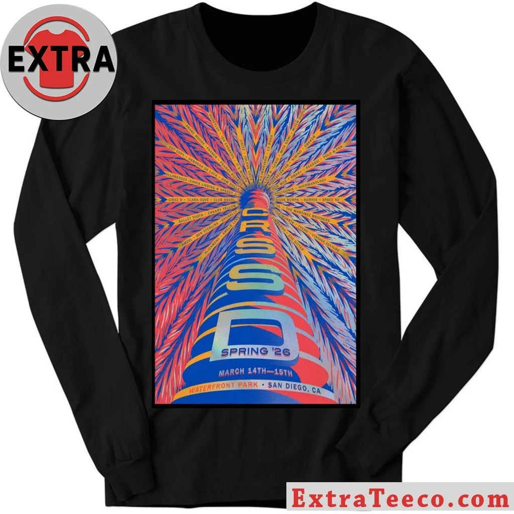 Nice CRSSD Fest San Diego CA March 14-15 2026 Poster Shirt