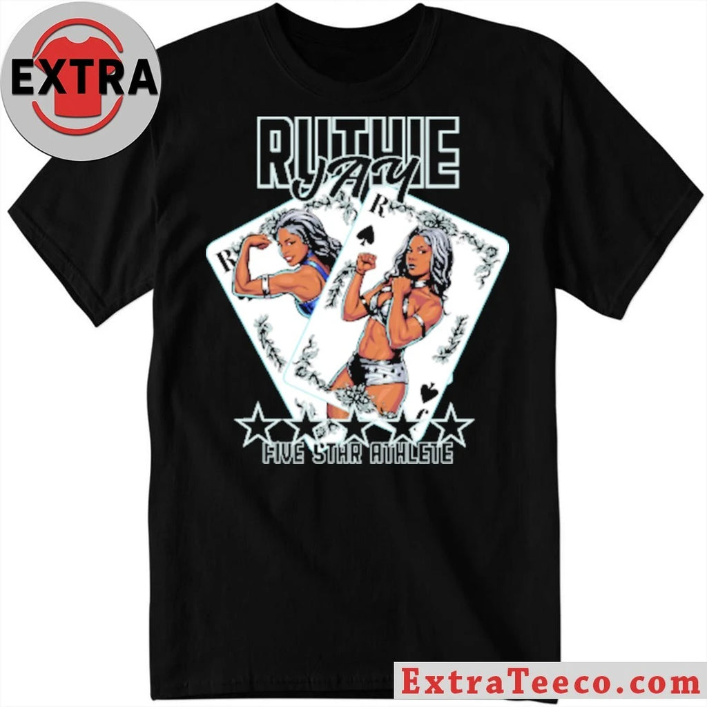 Nice Cards Right Ruthie Jay Five Star Athlete T-Shirt