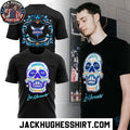 Nice Charlotte Hornets Somos Los Hornets 2026 Hispanic Night Skull Logo Two Sided Shirt