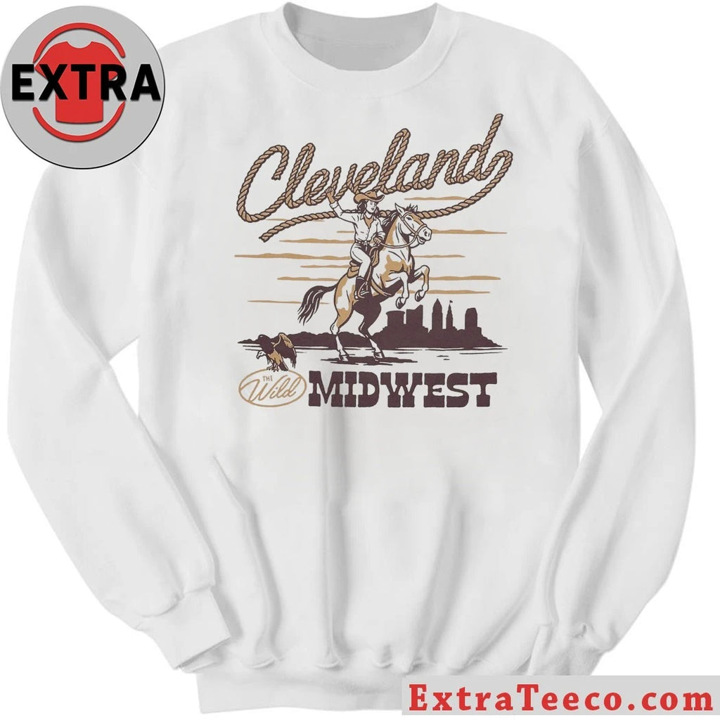 Nice Cleveland Wild Midwest Cowgirl Shirt