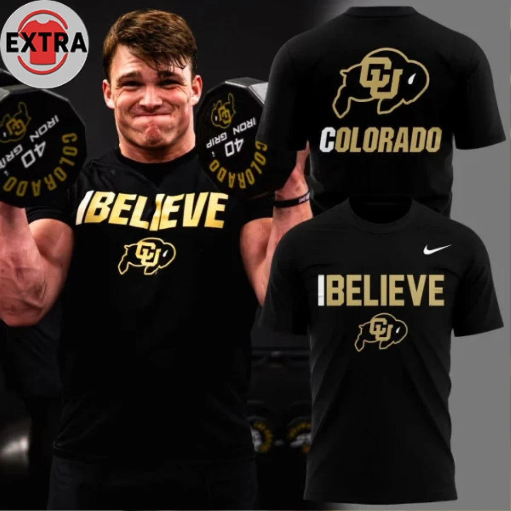 Nice Colorado Buffaloes Believe Logo 2026 T-Shirt