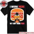 Nice Daffy Duck Burger King Uniform Humor Work Parody Shirt