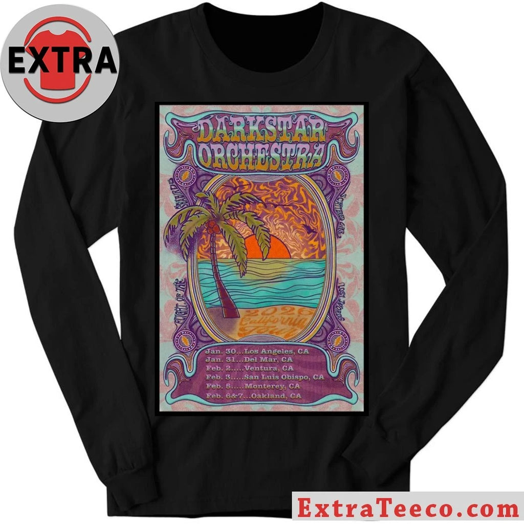 Nice Dark Star Orchestra Tour 2026 California Poster T-Shirt