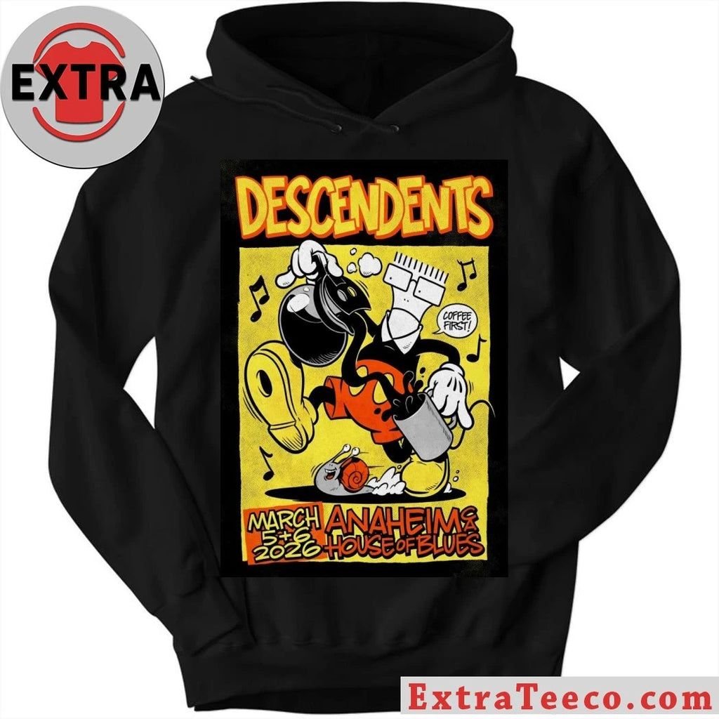 Nice Descendents Tour Anaheim CA On March 5-6 2026 Poster Shirt