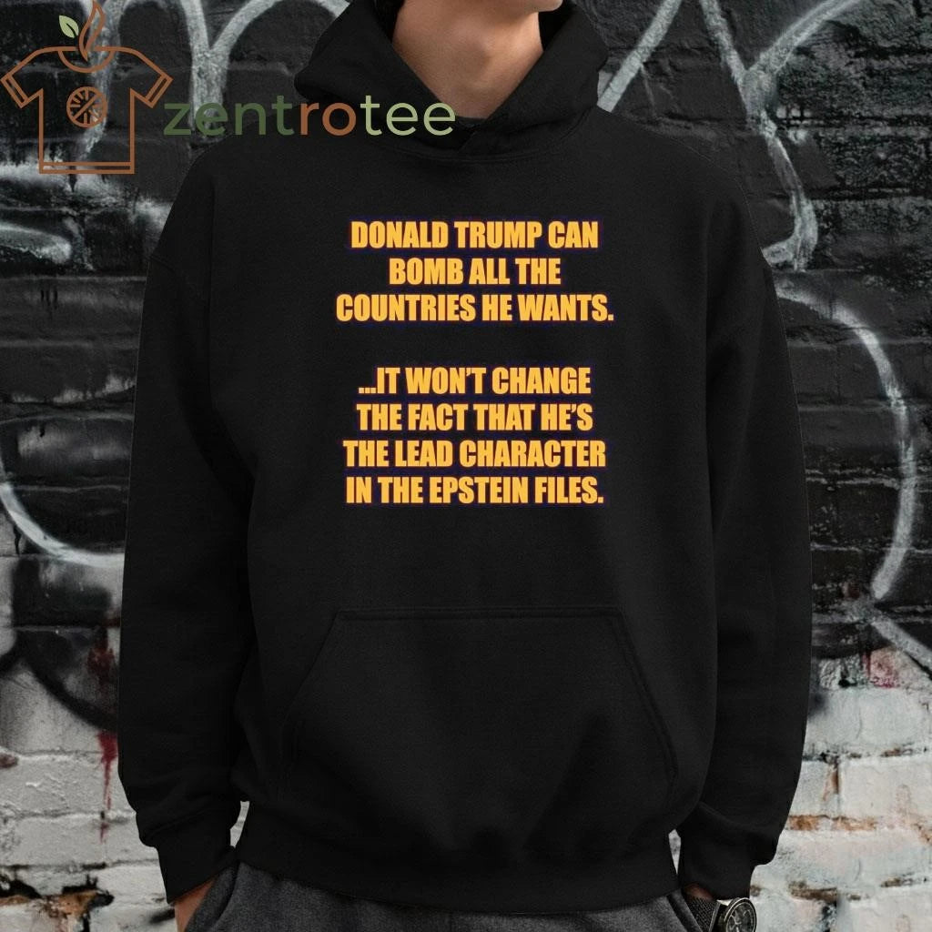 Nice Donald Trump can bomb all the countries he wants tee