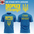 Nice Dropkick Murphys We Stand With Ukraine Blue Hoodie T-Shirt