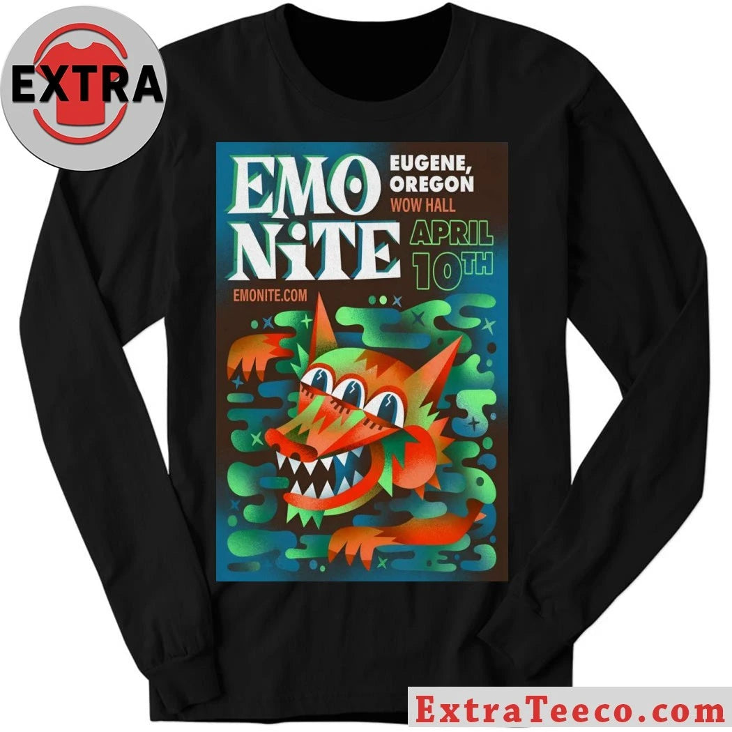 Nice Emo Nite 4 10 2026 Eugene OR Poster Shirt
