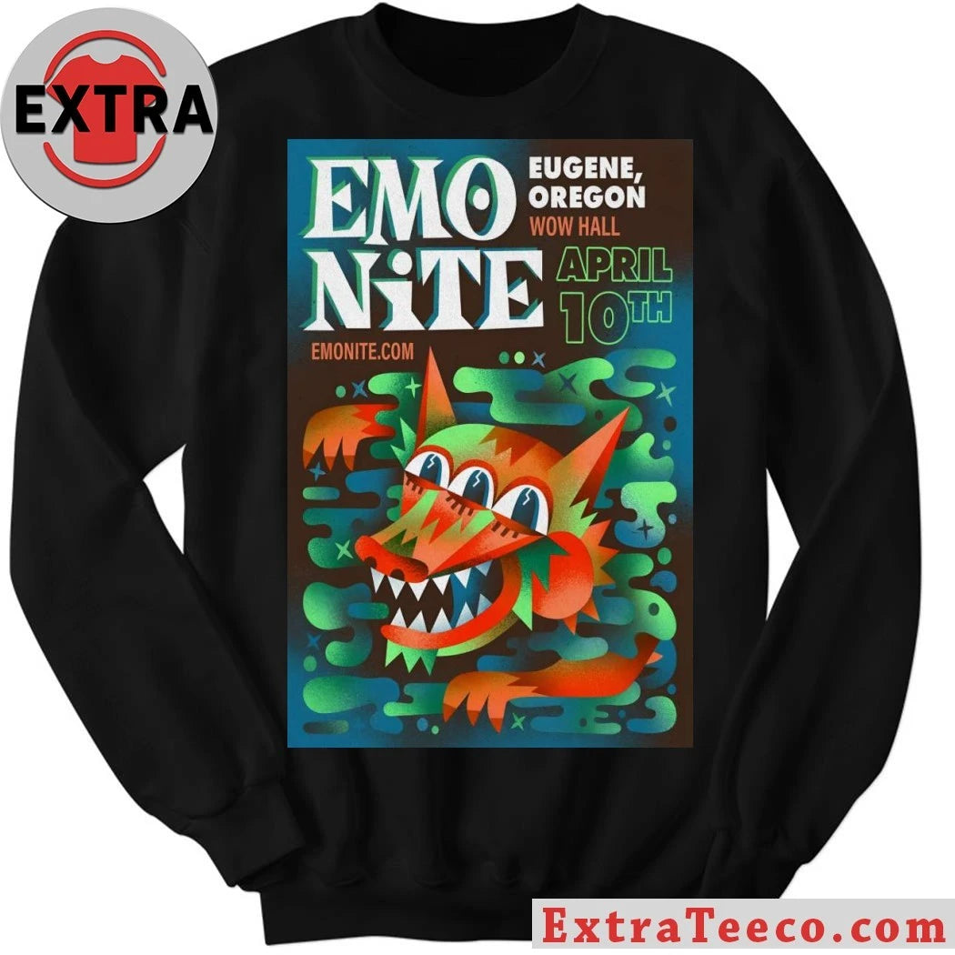 Nice Emo Nite 4 10 2026 Eugene OR Poster Shirt