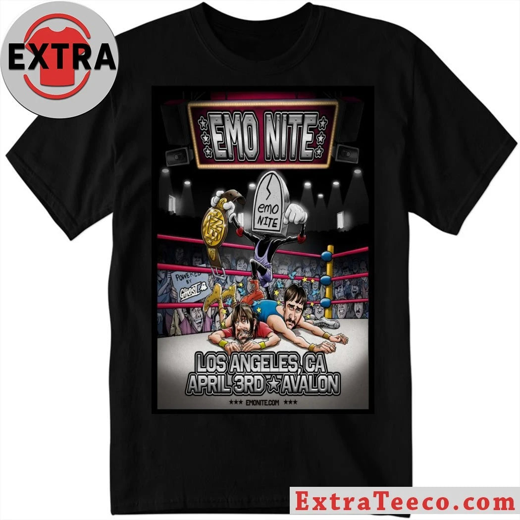 Nice Emo Nite In Los Angeles CA On April 3 2026 Poster Shirt