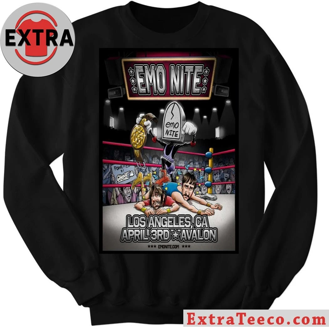 Nice Emo Nite In Los Angeles CA On April 3 2026 Poster Shirt