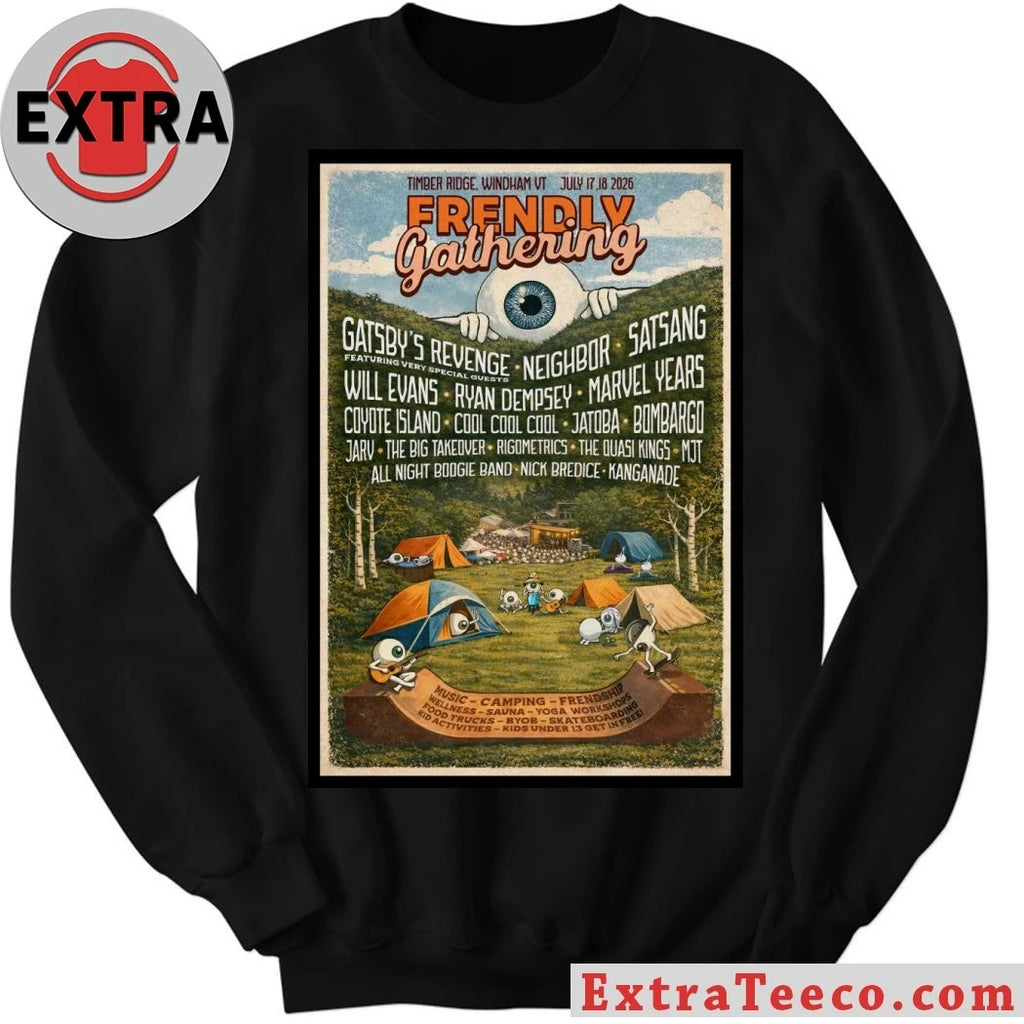 Nice Frendly Gathering In Windham VT On July 17-18 2026 Poster Shirt
