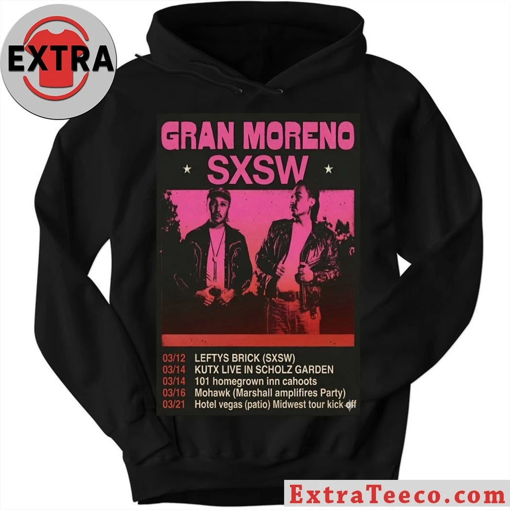 Nice GRAN MORENO March 2026 Tour Poster Shirt