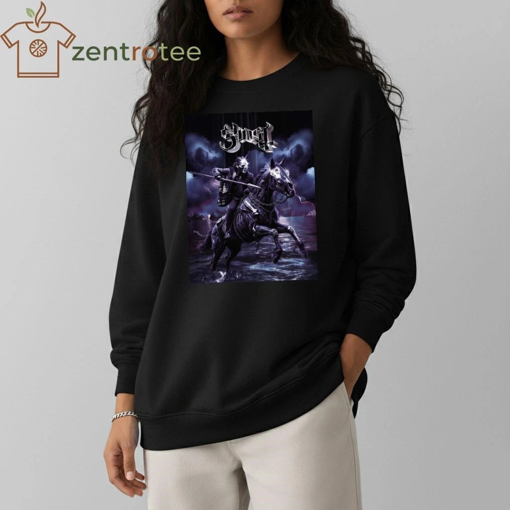Nice Ghost Papa V Perpetua Skeletour 2026 The Horsemen Art tee