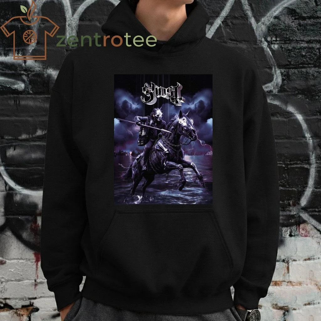 Nice Ghost Papa V Perpetua Skeletour 2026 The Horsemen Art tee