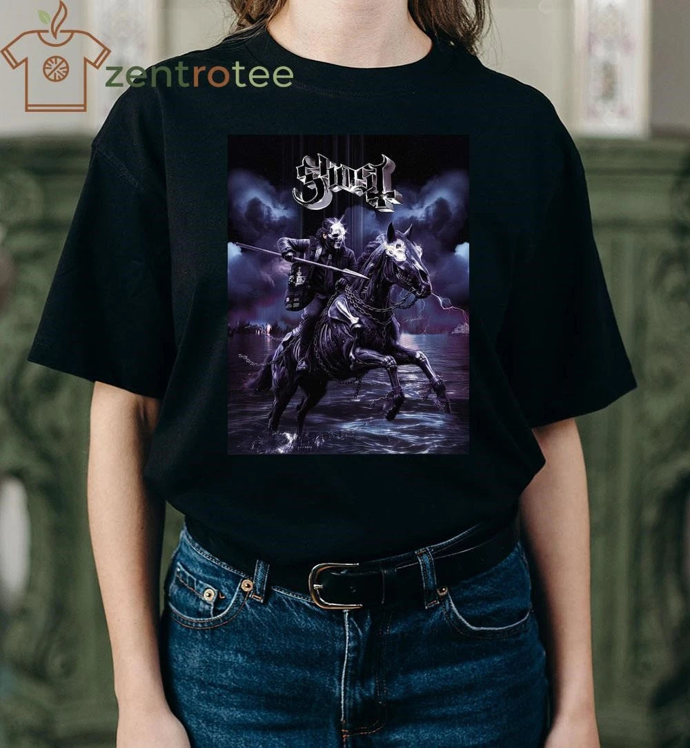 Nice Ghost Papa V Perpetua Skeletour 2026 The Horsemen Art tee