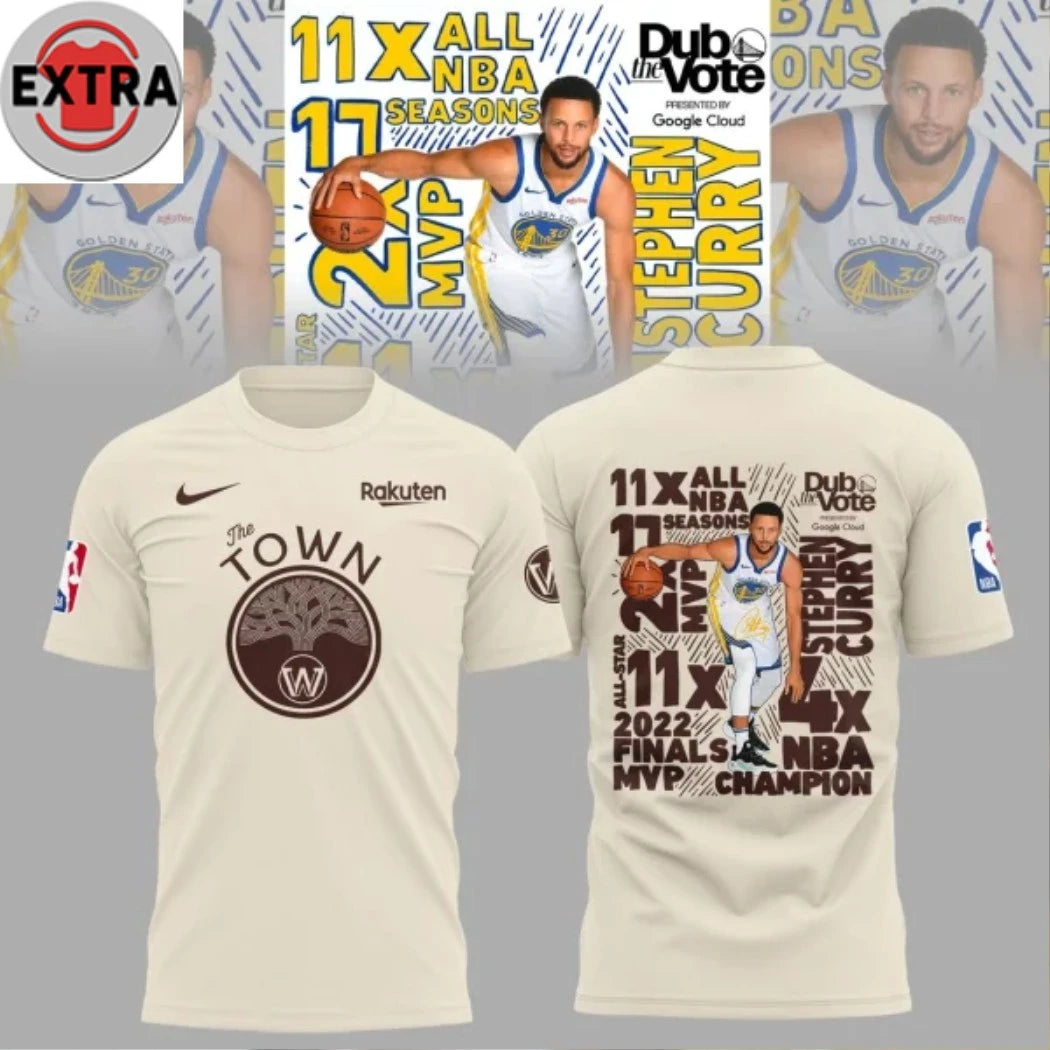 Nice Golden State Warriors Stephen Curry Special Logo Two Sided Shirt