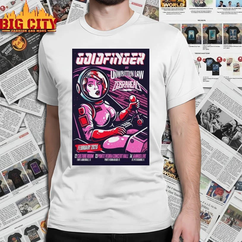 Nice Goldfinger February 12-14 2026 Florida Poster Shirts