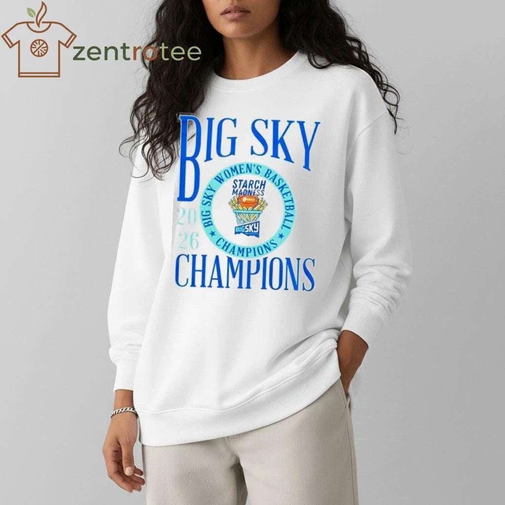 Nice Idaho Vandals Women #8217 S Basketball 2026 Big Sky Conference Champions Starch Madness tee