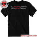 Nice I’m A Red Letter Christian Not A Red Hat Christian Shirt