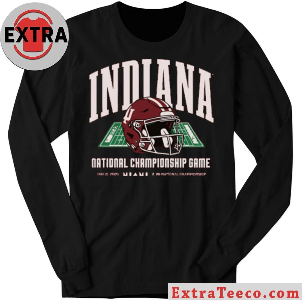 Nice Indiana 2026 CFP National Championship Game Jan 19 2026 Miami Helmet T-Shirt