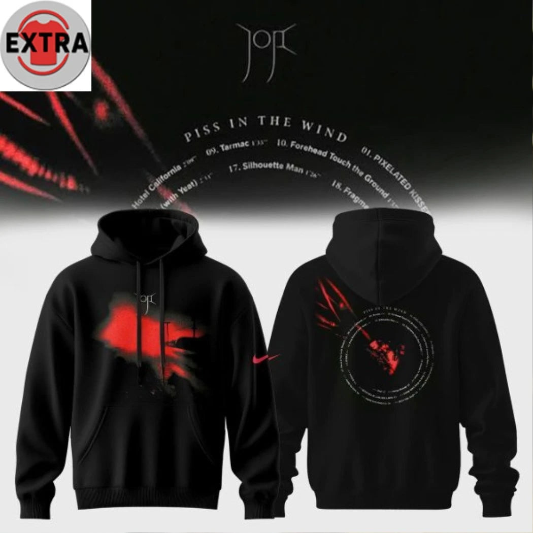 Nice Joji Piss In The Wind Album 2026 Black Logo Two Sided Shirt