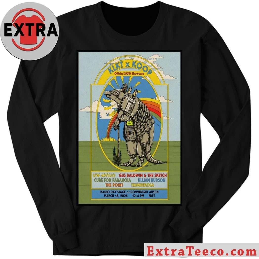 Nice KLKT x KOOP 3 18 2026 Austin TX Poster Shirt