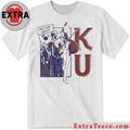 Nice KU Marching Band Vintage White Shirt