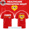 Nice Kansas City Chiefs Healthcare Appreciation Night 2026 Red Hoodie Shirt