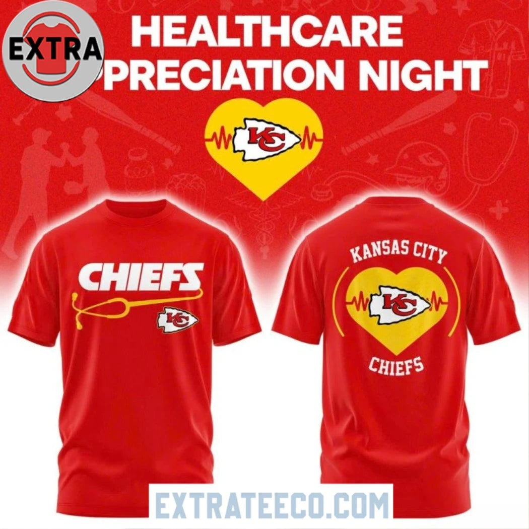 Nice Kansas City Chiefs Healthcare Appreciation Night 2026 Red Hoodie Shirt