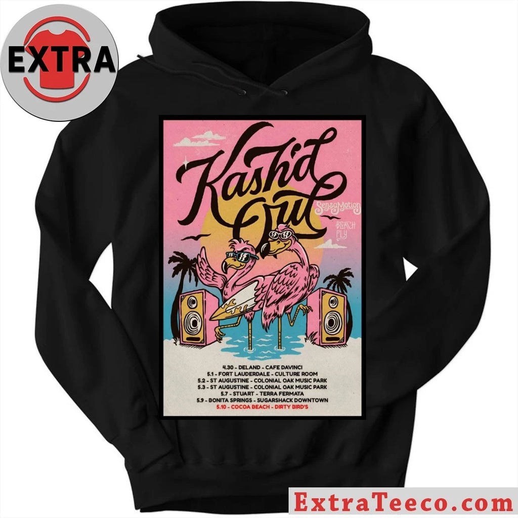 Nice Kash’d Out Beach Fly Tour 2026 Poster Shirt