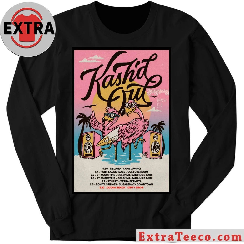Nice Kash’d Out Beach Fly Tour 2026 Poster Shirt