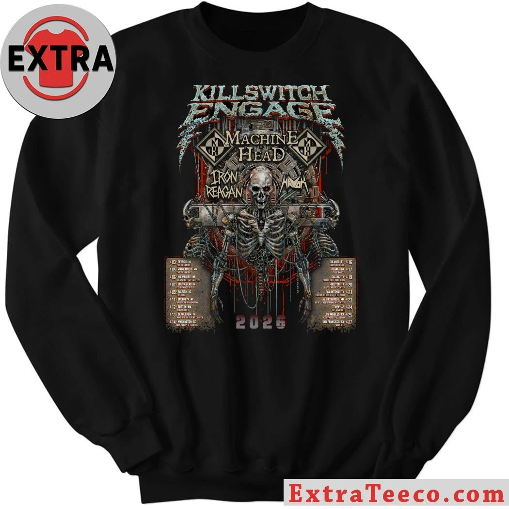 Nice Killswitch Engage Machine Head Iron Reagan Havak 2026 Shirt