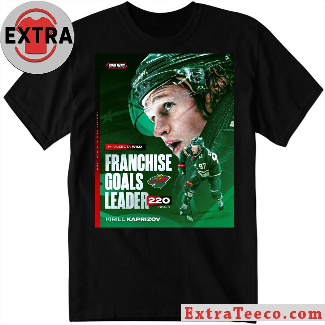 Nice Kirill Kaprizov, vice-captain of the Minnesota Wild ice hockey team in the National Ice Hockey League Shirt