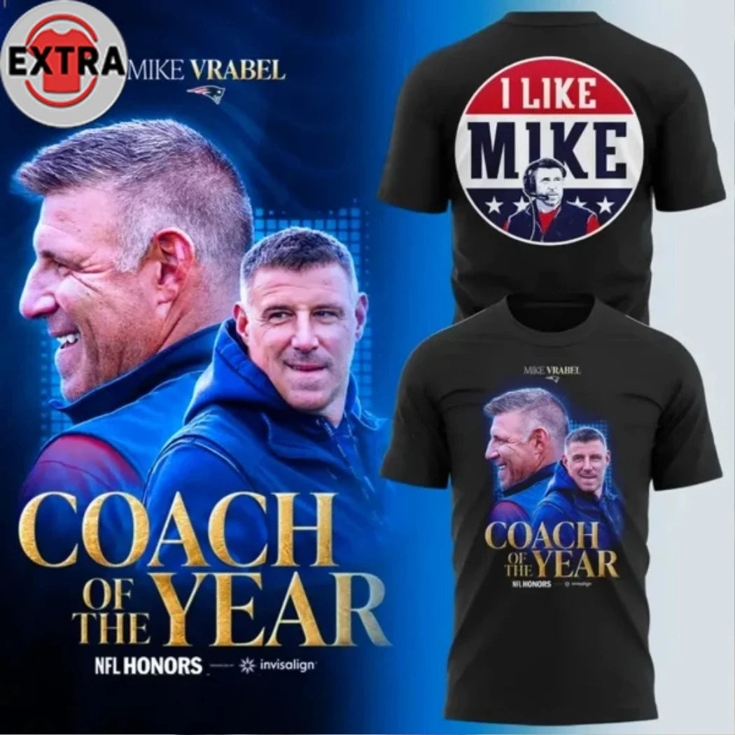 Nice Mike Vrabel Coach of the Year Legacy T-Shirt