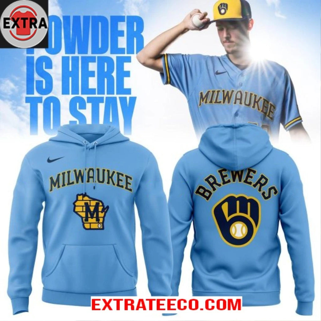 Nice Milwaukee Brewers 2026 Powder Blue Day Celebrate Hoodie Shirt