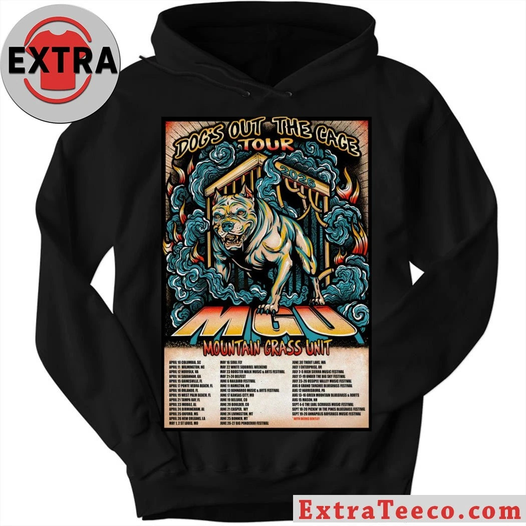 Nice Mountain Grass Unit Poster Dog’s Out The Cage Tour 2026 Shirt