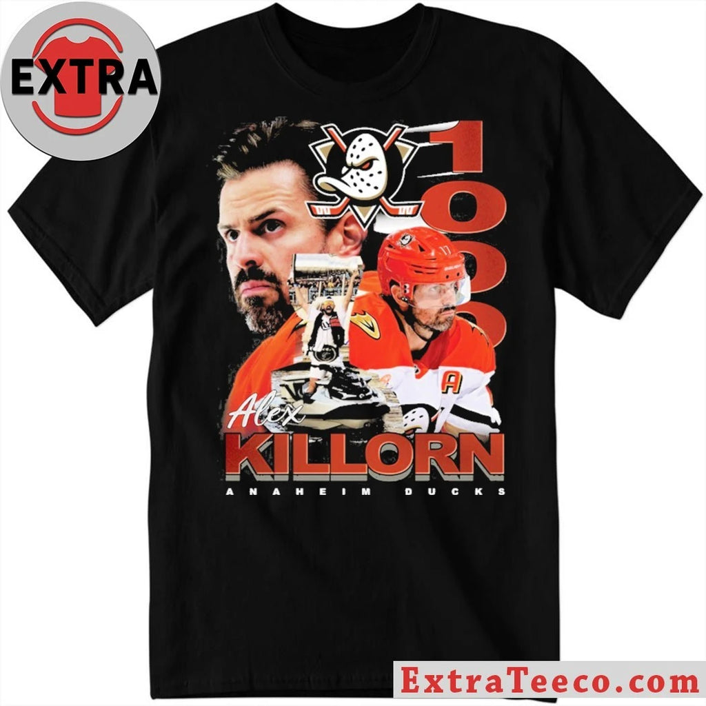 Nice NHL Alex Killorn for the Anaheim Ducks Killorn 1000 Games Shirt