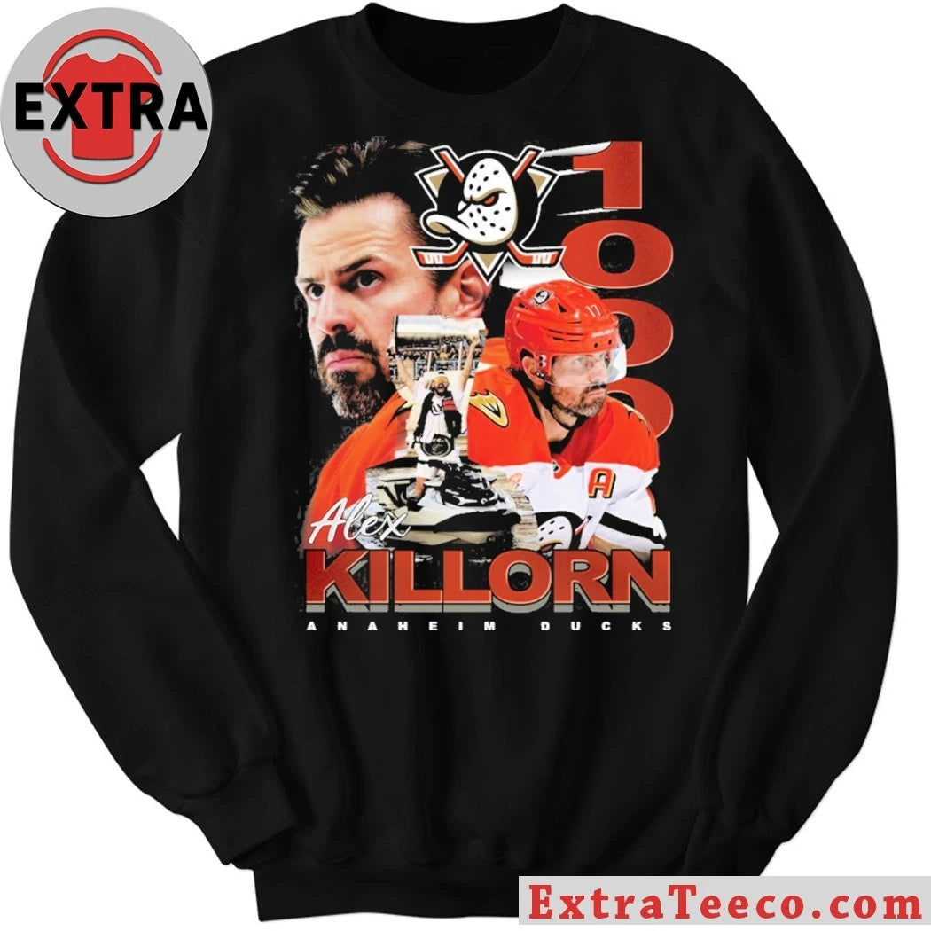 Nice NHL Alex Killorn for the Anaheim Ducks Killorn 1000 Games Shirt