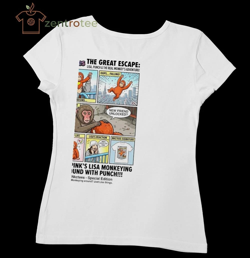 Nice Nkctees x LISA The Great Escape Punch Monkey Graphic Tee – Limited Edition