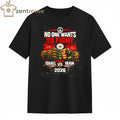 Nice No One Wants To Fight Israel vs Iran 2026 Anti-War Graphic T-Shirt