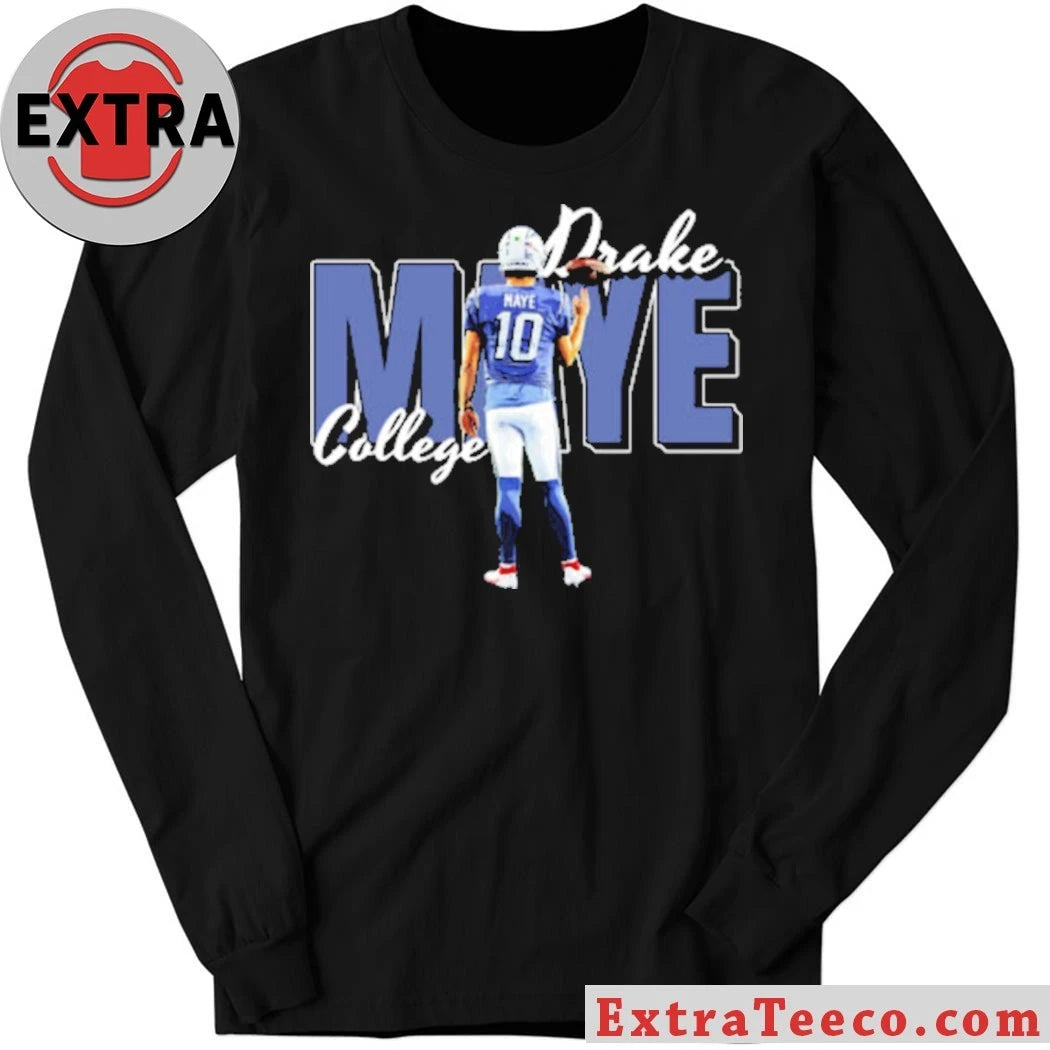 Nice Number 10 Drake Maye College 2026 T-Shirt