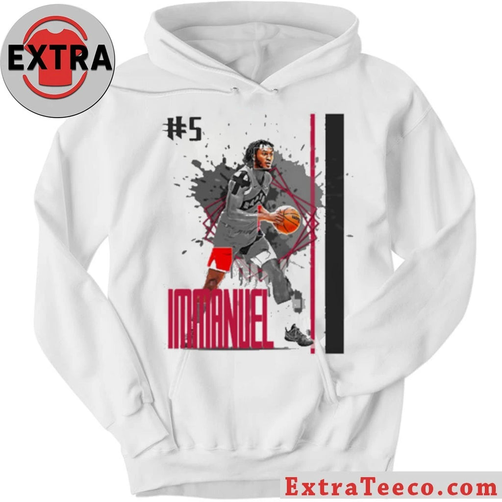Nice Number 5 Immanuel Quickley basketball Player Raptors T-Shirt