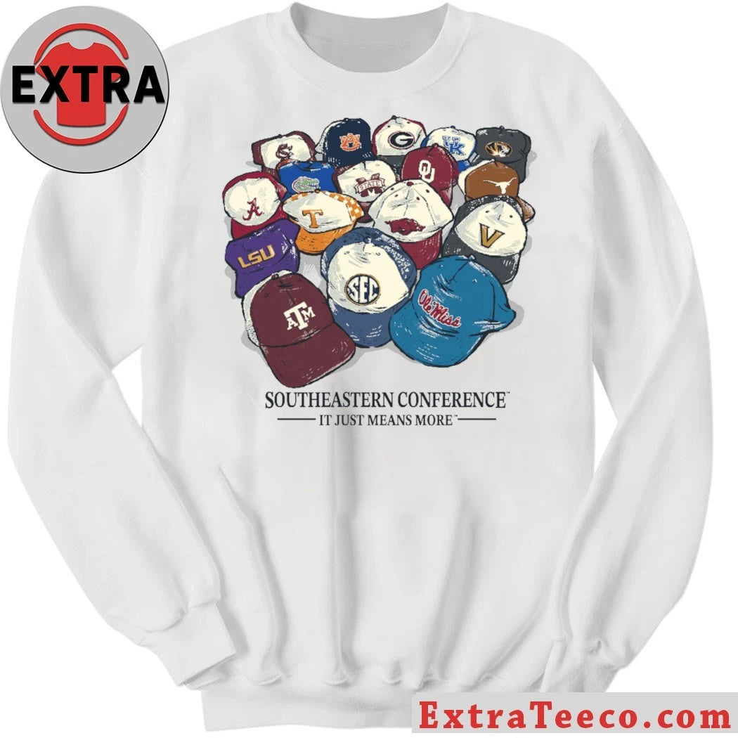 Nice Ole Miss SEC Baseball Caps logos of the teams in the Southeastern Conference Shirt