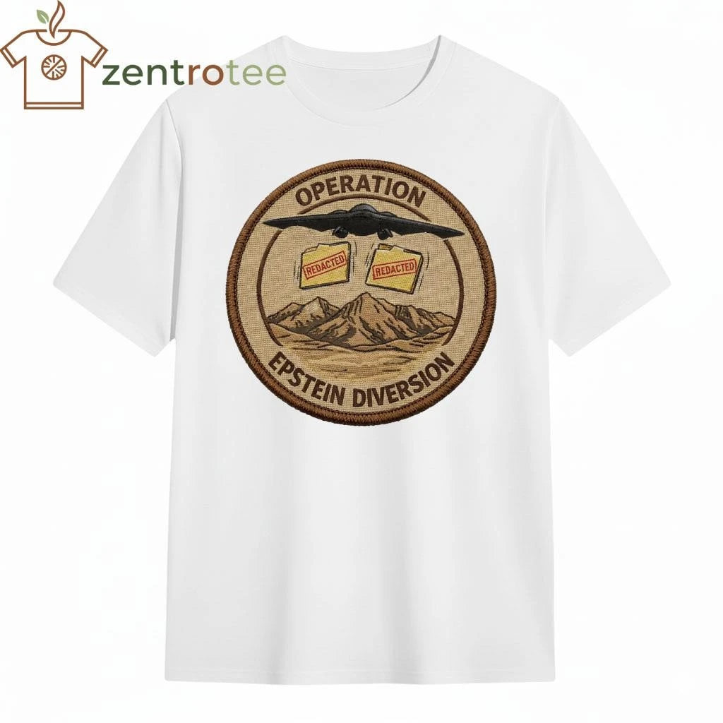 Nice Operation Epstein Diversion tee