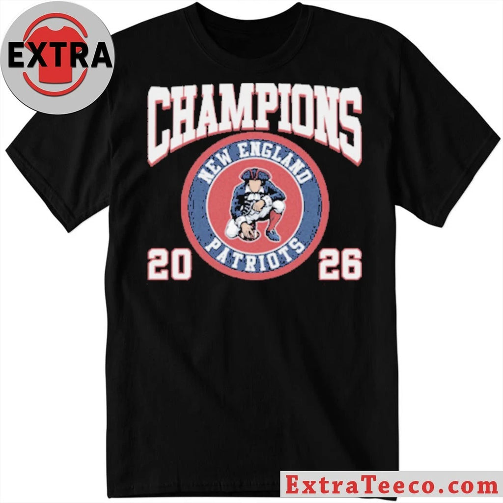 Nice Patriots 2026 Champions – New England Football Game Day T-Shirt