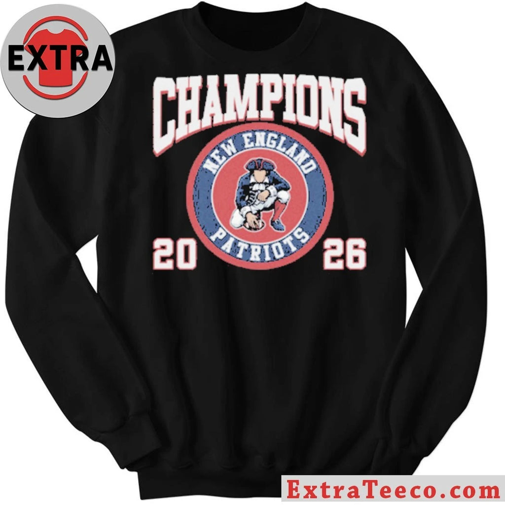 Nice Patriots 2026 Champions – New England Football Game Day T-Shirt