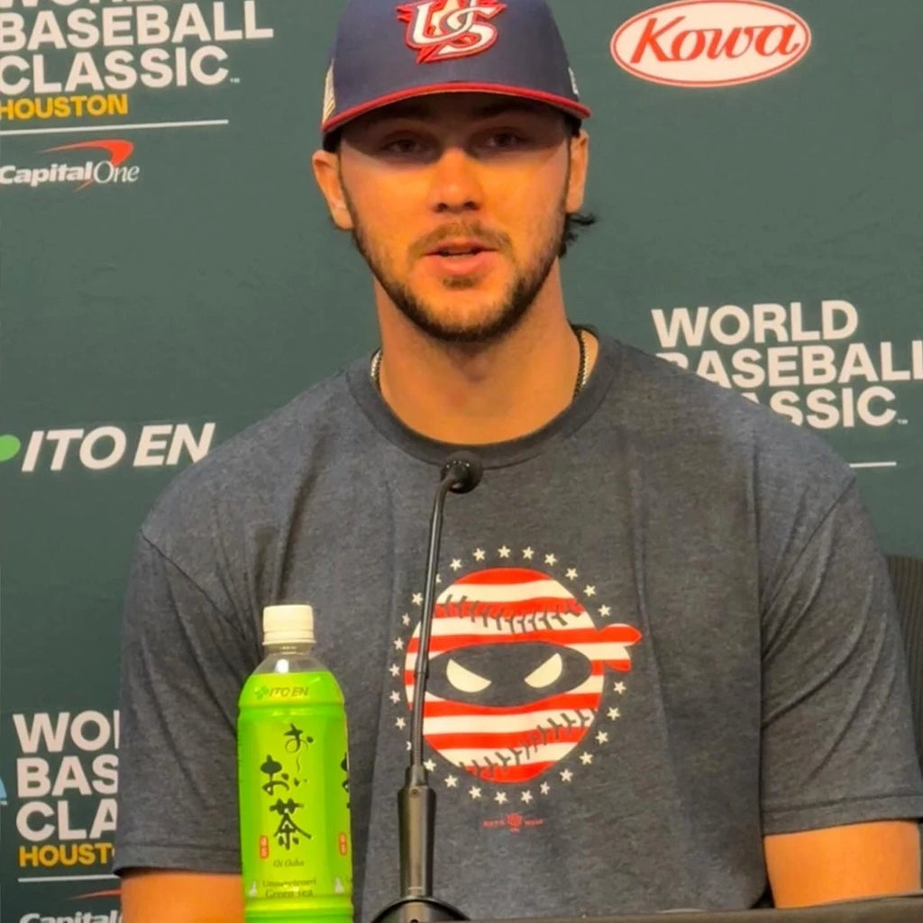 Nice Paul Skenes in his PitchingNinja WBC Team USA Shirt