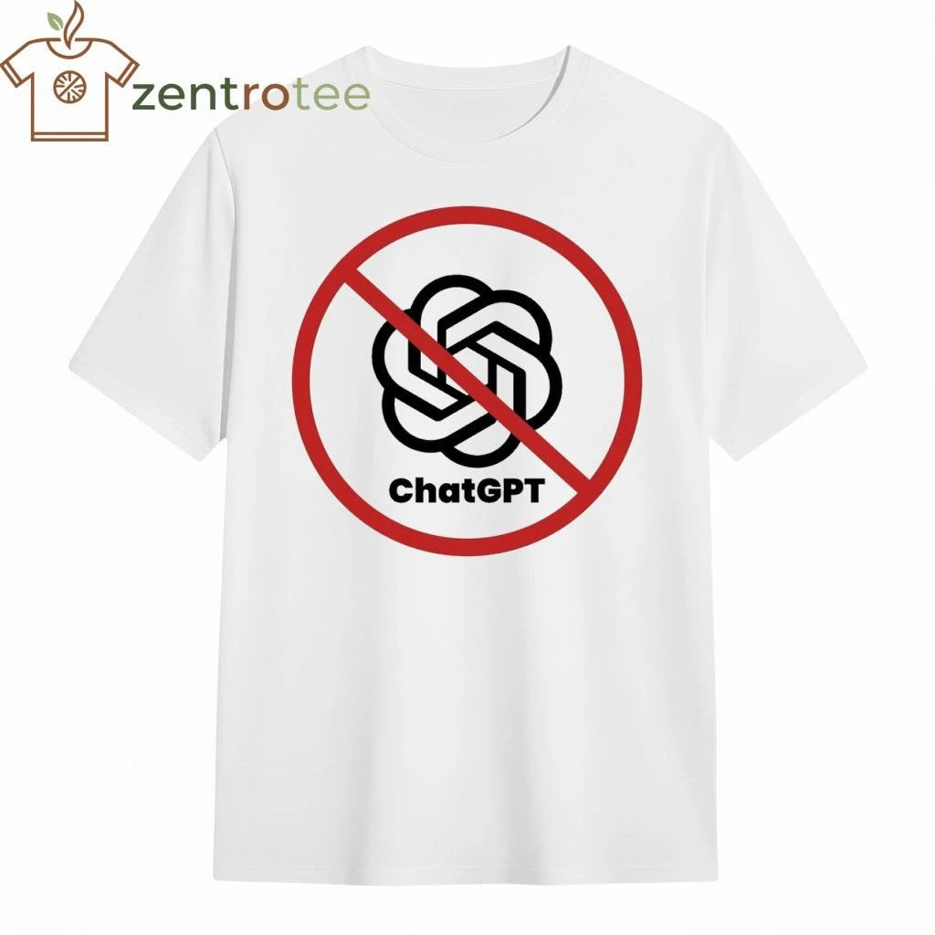 Nice Prohibition sign chatgpt tee