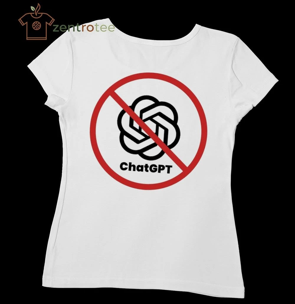 Nice Prohibition sign chatgpt tee